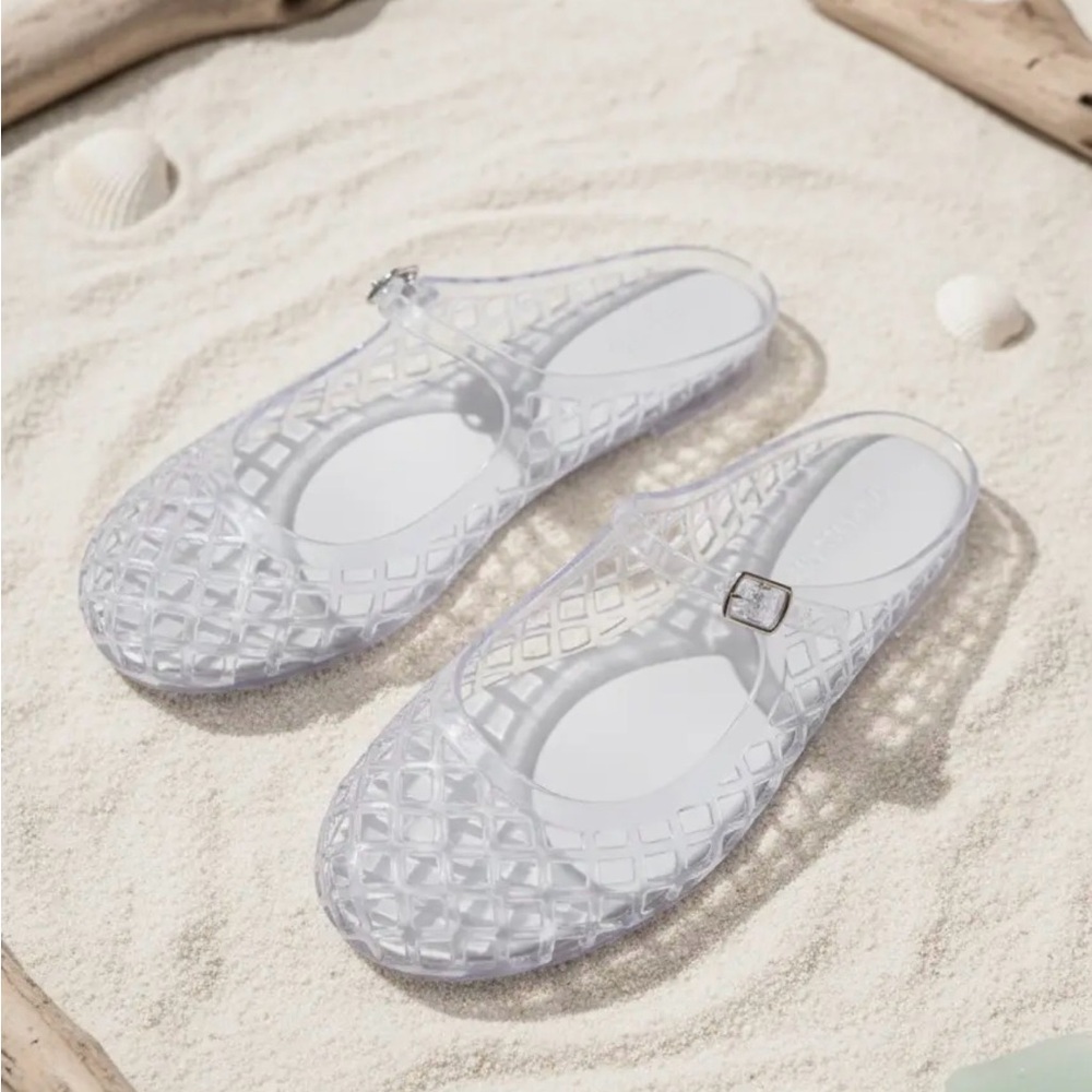 New with Box - Jelly Mary Jane Flats - Clear - Picture 5 of 5